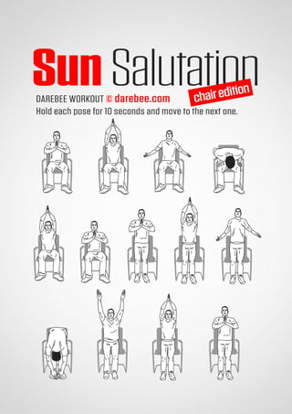 100 office workouts by Darebee 