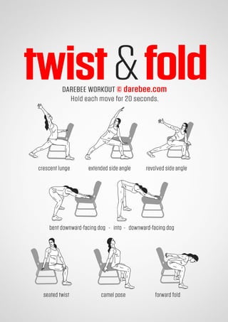 100 office workouts by Darebee 