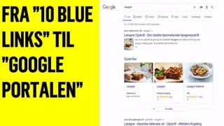 FRA”10BLUE
LINKS”TIL
”GOOGLE
PORTALEN”
 
