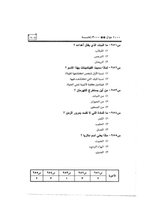 الف سؤال وثلاثة الاف اجابة