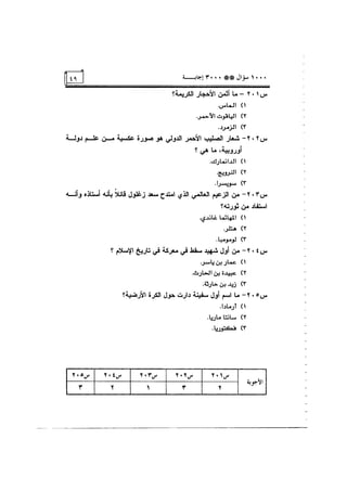 الف سؤال وثلاثة الاف اجابة