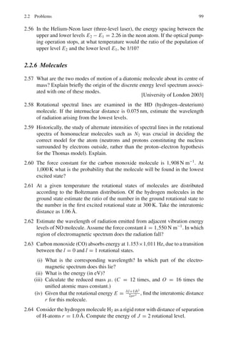 1.3 Solutions 85
1.103
 x  =
 ∞
0
x f (x)dx/
 ∞
0
f (x)dx
=
 ∞
0
x2
e− x
λ dx/
 ∞
0
xe− x
λ dx
=
2λ3
λ2
= 2λ
Most probable value of x is obtained by maximizing the function xe−x/λ
d
dx
(xe−x/λ
) = 0
e− x
λ

1 −
x
λ

= 0
∴ x = λ
x(most probable) = λ
1.3.14 Numerical Integration
1.104 The trapezoidal rule is
Area =

1
2
y0 + y1 + y2 + · · · + yn−1 +
1
2
yn

Δx
Given integral is
 10
1 x2
dx. Divide x = 1 to x = 10 into 9 intervals.
Thus b−a
n
= 10−1
9
= 1 = Δx
Substituting the abscissas in the equation y = x2
, we get the ordinates y =
1, 4, 9, 16, · · · 100.
area =

1
2
+ 4 + 9 + 25 + 36 + 49 + 64 + 81 +
1
2
× 100

= 334.5
This may be compared with the value obtained from direct integration,
*
x3
3
+10
1
= 333.
The error is 0.45%.
1.105 For Simpson’s rule
take 10 intervals
Here b−a
n
= 10−0
10
= 1 = Δx
The area under the curve y = x2
is given by
Δx
3
(y0 + 4y1 + 2y2 + 4y3 + 2y4 + · · · + 4yn−1 + yn)
 