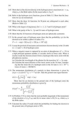 n|m
 (3.13)
And

ψ∗
n H ψm dτ =  