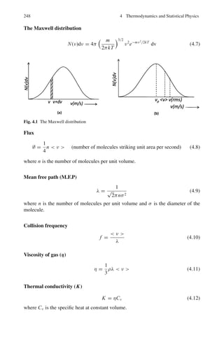 200 3 Quantum Mechanics – II
3.52 u0 =
*
α
√
π
+
e−ξ2
/2
H0(ξ); ξ = αx
P = 1 −
 a
−a
|u0|2
dx = 1 − 2
 a
0
(α/
√
π)e−ξ2
/2
dx
= 1 −
2
√
π
 aα
0
e−ξ2
dξ
E0 =1
/2ka2
=
ω
2
(n = 0)
Therefore a2
= ω
k
=

k
  k
m
1/2
= 
√
km
= 1
α2
Therefore α2
a2
= 1 or αa = 1
P = 1 −
2
√
π
 1
0
e−ξ2
dξ
= 1 −
2
√
π

1 − ξ2
+
ξ4
2!
−
ξ6
3!
+
ξ8
4!

dξ
= 1 −
2
√
π

1 −
1
3
+
1
10
−
1
42
+
1
216
. . .

≈ 0.16
Therefore, p ≈ 16%
Fig. 3.21 Probability of the
particle found outside the
classical limits is shown
shaded
3.53 The potential is of the form V (r) = −V0 + γ 2
r2
(1)
Schrodinger’s radial equation is given by,
d2
u
dr2
=

l(l + 1)
r2
+
2μ
2(V (r) − E)

u (2)
Upon substituting (1) in (2), we obtain
d2
u
dr2
+

2μ
2(V0 + E − γ 2r2)
−
l(l + 1)
r2

u = 0 (3)
The quantity γ 2
can be expressed in terms of the classical oscillator fre-
quency
γ 2
=
μω2
2
(4)
For r → 0, (3) may be approximated to
d2
u
dr2
−
l(l + 1)u
r2
= 0
The solution of which is,
u(r) = a rl+1
+
b
r
with a and b as constants.
 