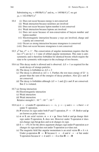 2.2
460
= 0.11 radians
8.3.14 Fission and Nuclear Reactors
8.75 If Q is the number of atoms of 23
Na per gram at any time t, the net rate of
production of 24
Na is
dQ
dt
= φΣa − λQ
 