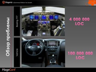Обзор проблемыBoeing 777Vehicle4 000 000 LOC100 000 000 LOC