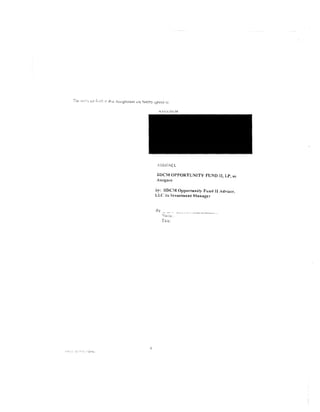 .-SSIGN[L

     BDCM OPPORTUNITY FUND 11, LP, as
     Assignee

     by: BDCM Opportunil) Fund H Adviser.
     LLC its Investment Manager


     By.--
        'itu;;c.




·1
 