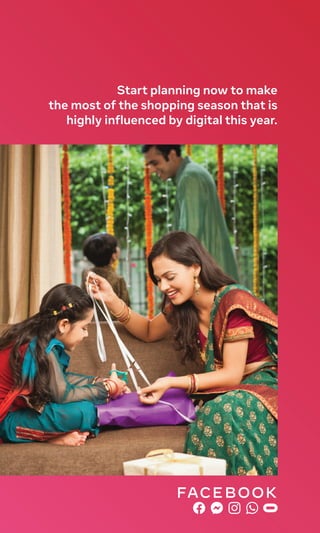 Start planning now to make
the most of the shopping season that is
highly influenced by digital this year.
 