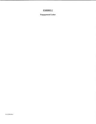 EXHIBITC

                Engagement Letter




01:12258158.4
 