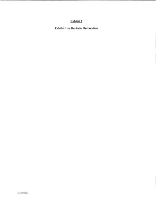 Exhibit 2

                Exhibit 1 to Bordwin Declaration




01:12277320.1
 