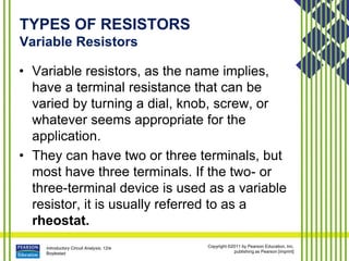 Variable Resistant Resistance | PPT