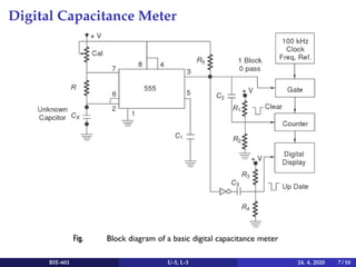 Digital Capacitance Meter
BIE-601 U-5, L-3 24. 4. 2020 7 / 10
 