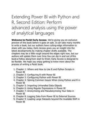 Extending Power BI with Python and R: Perform advanced analysis using ...