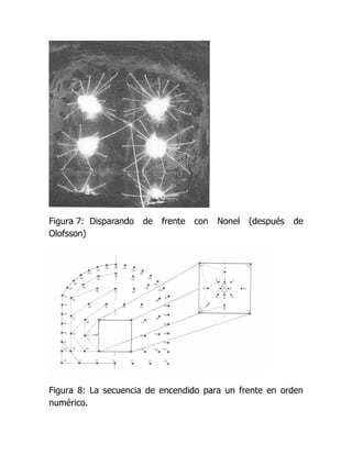 Figura 7: Disparando   de   frente   con   Nonel   (después   de
Olofsson)




Figura 8: La secuencia de encendido para un frente en orden
numérico.
 