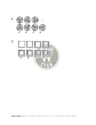 WPFO STAN| M O D U L 1 0 0 0 C A R A C E P A T T E S P O T E N S I A K A D E M I K
2.
3.
 