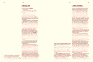 1000 249248 casas
é anﬁtrião. O lugar do artista confrontado.
O lugar do espectador confrontado. Uma
peformatividade terceira. Não tem hora pra
começar nem terminar. Assim como a vida.
Receita para um bom FEIJÃO
Ingredientes:
Feijão, azeite, alho, sal, aguá, farinha
branca, pinta e uma panela de pressão
babadeira.
Modo de preparo:
Vá para frente de um espelho, de
preferência que não esteja quebrado, pois
segundo supersticiosos dá azar, não que eu
acredite, mas pra prevenir evito, pois beleza é
fundamental.
Passe um pó compacto e logo em seguida
um lápis de olho pra dar uma realçada no
olhar! Coloque seu salto, ponha um picumã
e diga: eu sou bonita! Pra quem não precisa,
uma chapinha e uma escova já resolve (a loka
rsrs).
Va pra frente do fogão, dê uma generosa
batida de cabelo pra aquecer. Baixou a
bonita? Agora ligue seu fogão, ponha o
azeite na panela de pressão, em seguida o
alho, deixe dourar. Delicadamente sensual
segurando uma vasilha retire o FEIJÃO do
saco e refolgue junto ao alho. Ponha umas
pitadinhas de sal e vá mexendo, mexendo,
mexendo, vai que de repente, do nada, surge
marilyn monroe peladinho, ai você foca o
olhar em sua bundinha roliça... Biiiicha olha
o FEIJÃO!
Ponha água, de preferência quente, pra
acelerar o cozimento, tampe a panela com
muita atenção para não causar nenhum
acidente ou sair ar.
Dê uma olhada no relógio, perceba e
escute o que acontece a sua volta: sempre tem
aquela pessoa tesoura que passa o dia todo
falando, a gatita solitária se consolando com
sua cadeira e seu estojo de maquiagem, a
menininha miúda brincando de ser grande,
o que dá cambalhotas super aguniado, a que
roda, roda que você cansa, o que adora tirar
um retrato sem pedir licença, o apaixonado
por um corpo artiﬁcial, a bonita que você não
entende e que adora uma calcinha diferente, a
bicha cabeluda, a que só pega se for fardado, a
mãe de todos, a quenga chefe e por aí vai.
Sente-se em cima de uma mesa, se joga na
Físicos e artistas podem ter muita coisa em
comum. Essencialmente eles lidam com
o que ainda não foi visto, dito, imaginado,
com as possibilidades do real. Alguns físicos
estudam a infância do universo, eles estão
de alguma maneira coletando “material” e
buscando pistas do que fomos (cosmologia).
A verdade é que eles estão em grande parte
na construção do que é incerto, do duvidoso,
do talvez. Imaginando e propondo ao mundo
um corpo a partir de um osso ou dois, uma
estrela a partir de um registro de frequência
ou feixezinho de luz. Gosto de pensar que
eles não estão apenas descobrindo algo, eles
estão mesmo é inventando, CRIANDO o que
existiu…. re-construindo o que literalmente
nós sequer supomos. E só porque eles
imaginam com poderia ter sido, é que pode
pode passar a “vir a ser de fato”.
Tem um físico no youtube, que aﬁrma que
a cosmologia precisa entender o pequeno pra
só depois entender o grande . E o Dirceu é
mesmo um planeta.
A gente começou assim, da menor casa, a
nossa, para a imensidão macro do «Grande
Dirceu». Nos primeiros meses alguns artistas
passaram simplesmente a morar aqui, na casa
001, o Galpão. Uma ocupação permanente
de algumas semanas. O espaço nem era mais
público, nem privado, nem era mais só o
lugar de trabalho e ao mesmo tempo não era
o «meu lugar». A gente pensava numa obra
que surgisse de um acontecimento, de um
encontro, sem uma autoria, que emergisse da
incerteza e da potência de uma relação, de um
confronto, de uma mistura. E esse imput foi
nos levando a muitos lugares. Foi me levando
há muitos lugares. Foi me levando para um
desejo despretensioso e simples: performar
para cinco homens do Dirceu. E assim eu
cheguei em alguns quintais.
O quintal de uma casa é o lugar do fundo,
do que muitas vezes está escondido, do
entulho, do que eu não uso com freqüência,
do que está quebrado, daniﬁcado, ou mesmo,
onde estão as coisas que podem ir ao lixo,
onde geralmente colocamos o que “não serve
pinta e arraze no vogue da madonna! Com a
amiga que você adora gongar e azucrinar o
juízo.
Os minutos passam... Bicha se toque!
Volte a si, a panela de pressão está truando, tá
na hora de abri-la. Vá retirando o vapor aos
poucos, imagine seu leonardo de caprio e
você no titanic, cabelos ao vapor se sentindo
realizada.
Ponha o FEIJÃO em uma cumbuca com
um punhado de farinha branca e, pra quem
preferir, complemente com gostas de pimenta
vermelha, e sirva rapidamente (antes do
tempo esgotar) para não esfriar.
Alguém quer um feijãozinho aí?
YANG DALLAS LAYANE HOLANDA
 