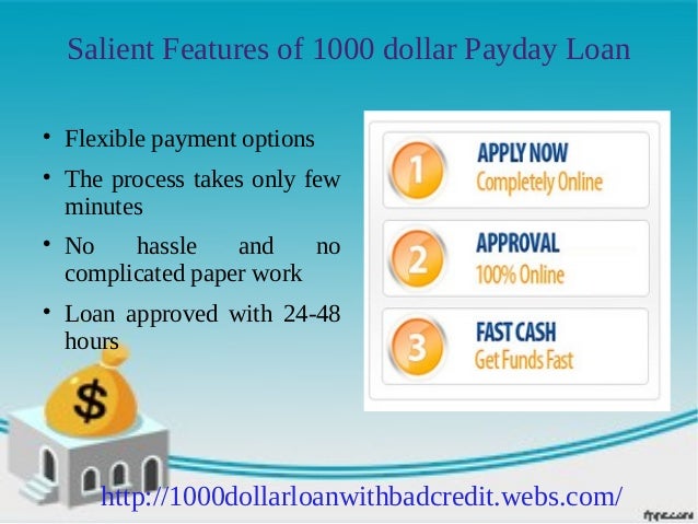 1000 dollar loan for bad credit: Get up to $1000 instantly