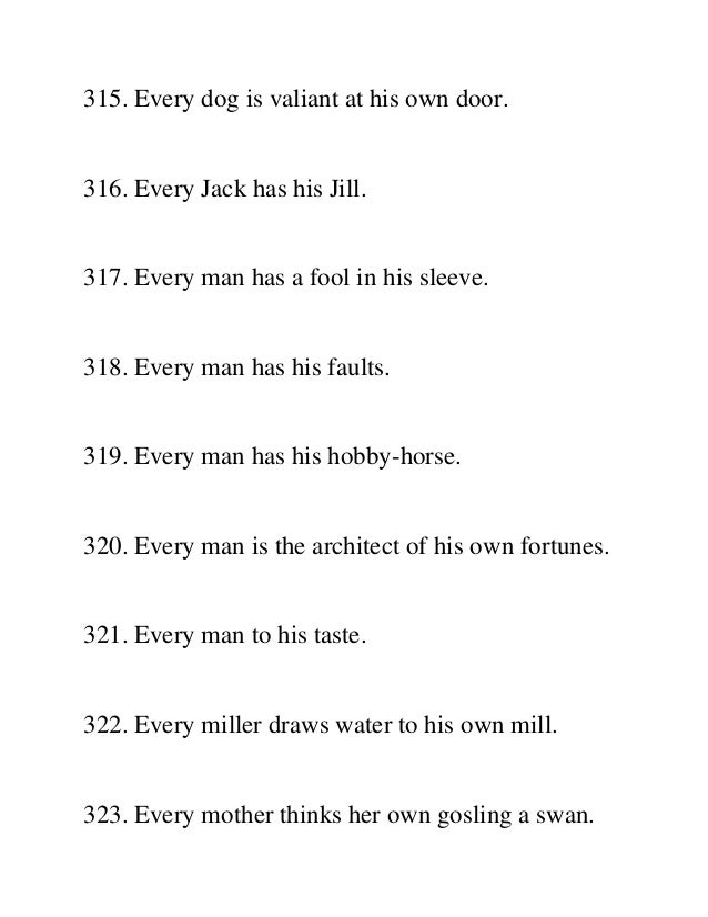 1000 English Proverbs And Sayings