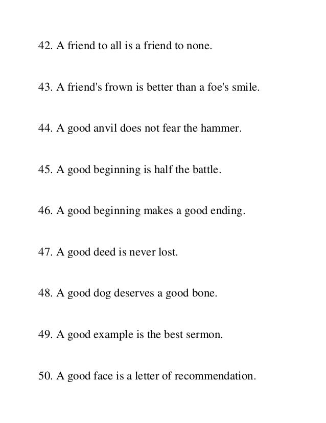 40 English Proverbs And Sayings Cool Proverb Friend 40 English Proverbs And Sayings Cool Proverb Friend