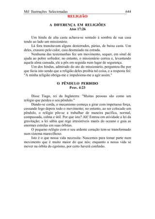 1000 Ilustrações para Sermões