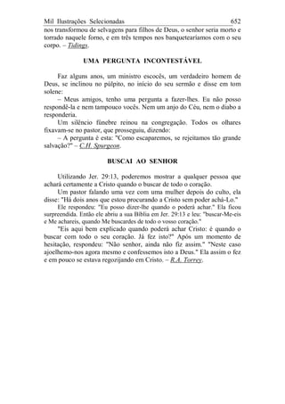 1000 Ilustrações para Sermões