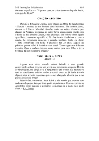 1000 Ilustrações para Sermões