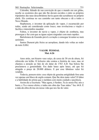 1000 Ilustrações para Sermões