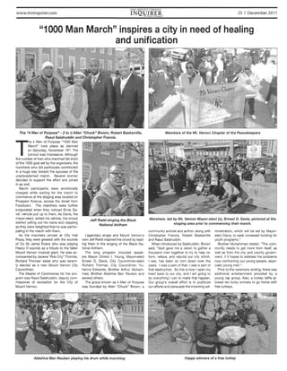 1000 Man March 11.19.11 News Article