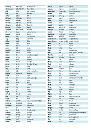Palavras em inglês com mais de um significado - Phenom Idiomas