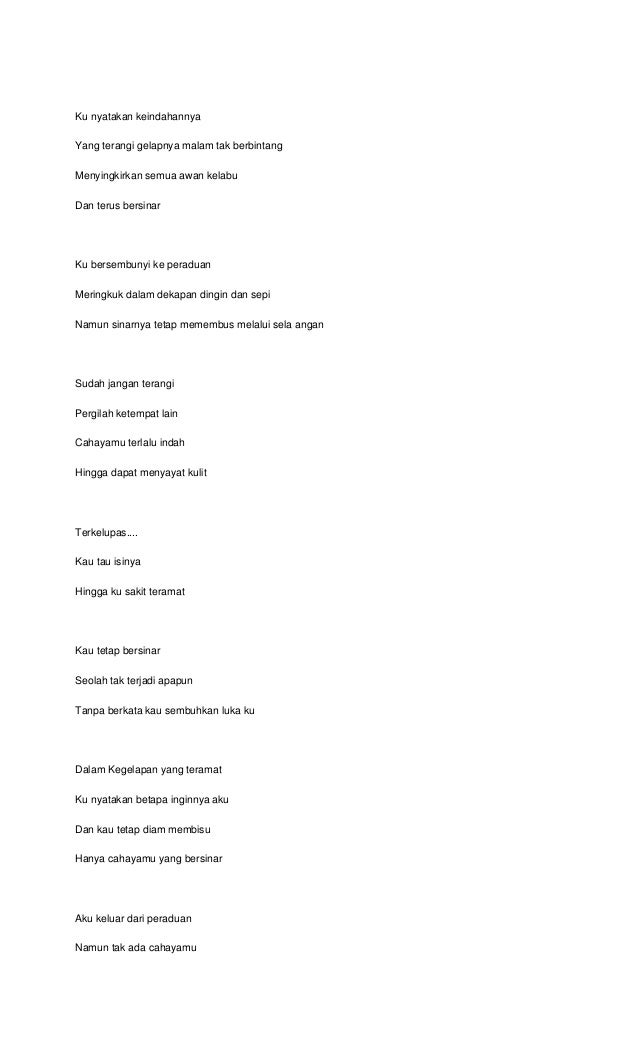 Lirik Lagu Menyusuri Ruang Hatimu Yang Tak Dapat Kusentuh