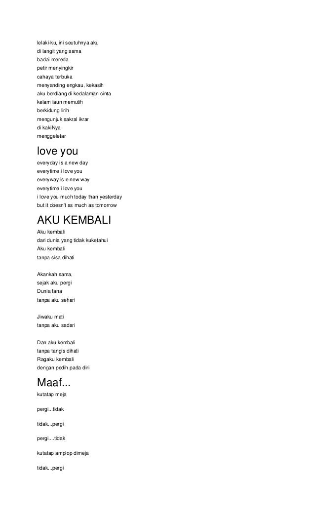 1000 Puisi Untuk Langit Kumpulan Puisi