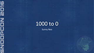 1000 to 0
Sunny Neo
1
 