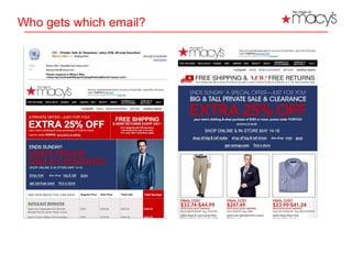 Who gets which email?
16
 