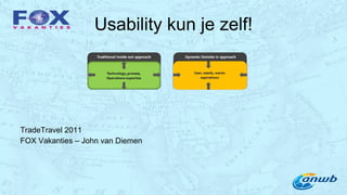 Usability kun je zelf! ,[object Object],[object Object]