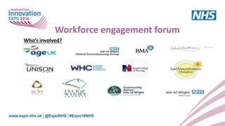 Workforce engagement forum
Who’s involved?
 
