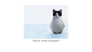Чистых типов не бывает!
 
