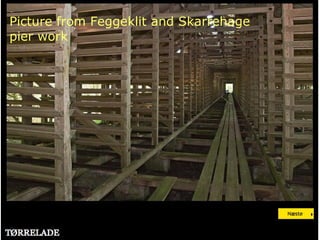 Picture from Feggeklit and Skarrehage
pier work




                                  12
 