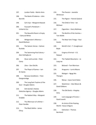 1001 Books You Must Read Before You Die | PDF