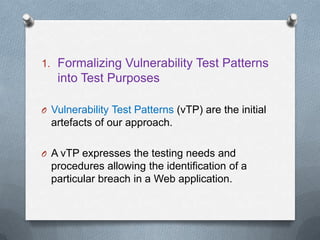 Model based vulnerability testing | PPTX