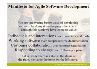 © 2009 Proyectalis Gestión de Proyectos S.L.
 