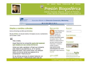 © 2009 Proyectalis Gestión de Proyectos S.L.
 
