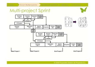 Repaso   Scrum Multiproyectos   Gestión de portfolios    Métricas        Coloquio


 Multi-project Sprint




                                               © 2009 Proyectalis Gestión de Proyectos S.L.
 