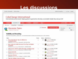 Les discussions 