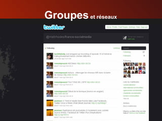 Groupes  et réseaux 