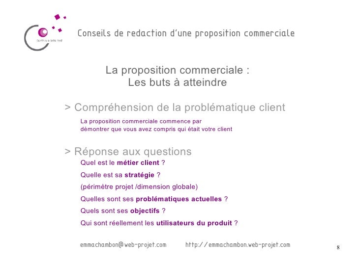 Exemple De Proposition Commerciale Écrite - SamanthaHill