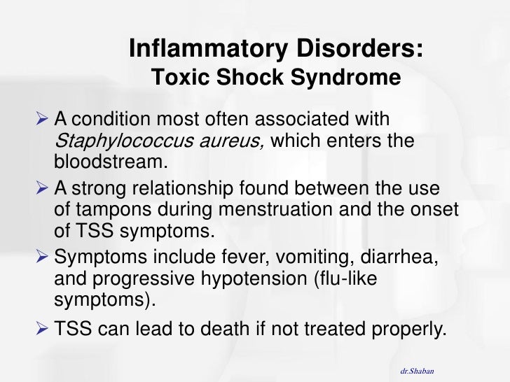 the link between toxic shock syndrome and the use of tampons Toxic shock syndrome is incredibly rare and if you use tampons properly, your risk of developing it is no higher than that of a man who's never had a period . the link between toxic shock syndrome and the use of tampons Toxic shock syndrome is incredibly rare and if you use tampons properly, your risk of developing it is no higher than that of a man who's never had a period .
