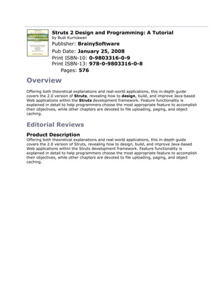 Struts 2 Design and Programming A Tutorial 2nd Edition Budi Kurniawan | PDF