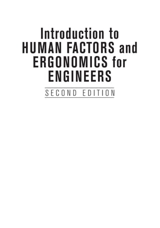 Introduction to Human Factors and Ergonomics for Engineers Second ...