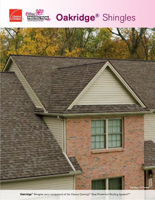 Oakridge Shingles Data Sheet Oakridge Shingles Data Sheet