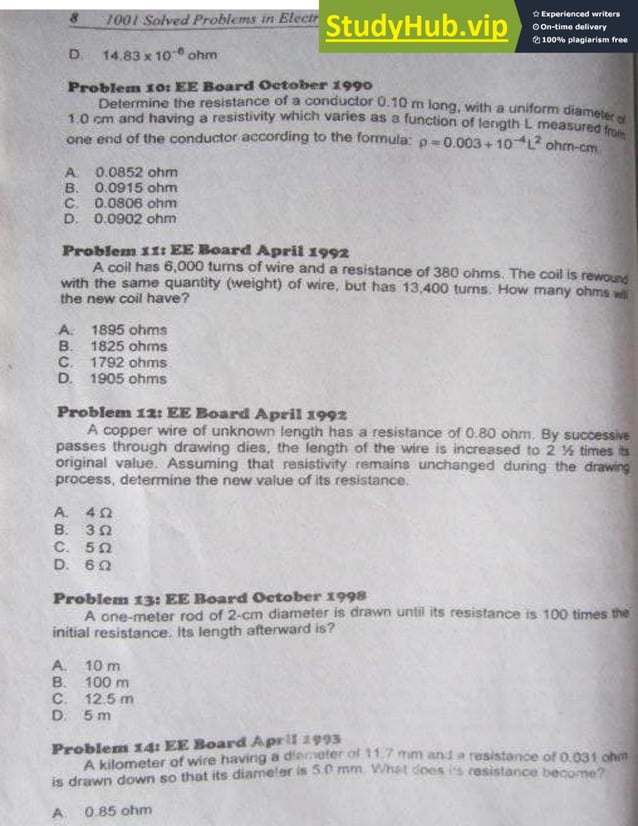 1001 electrical engineering solved problems pdf
